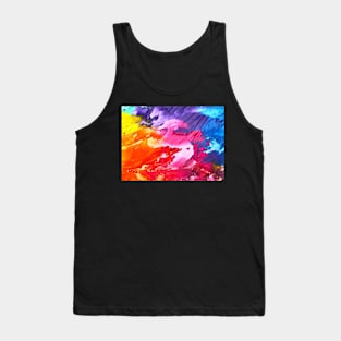 Acrylic Colour Painting Tank Top